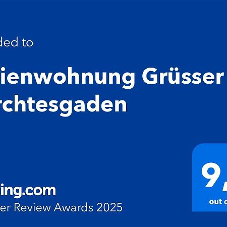Ferienwohnung Gruesser In Berchtesgaden Exterior foto